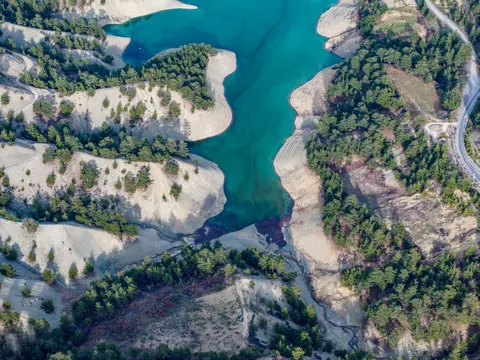Aerial River 4K Wallpaper · aerial · 3840×2879