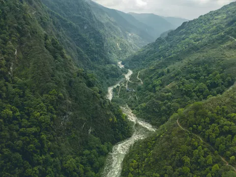 Aerial River 4K Wallpaper · aerial · 3840×2880