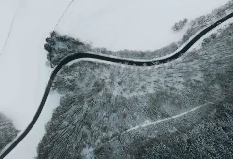 والپیپر رودخانه هوایی با کیفیت 4K · aerial · 3840×2615