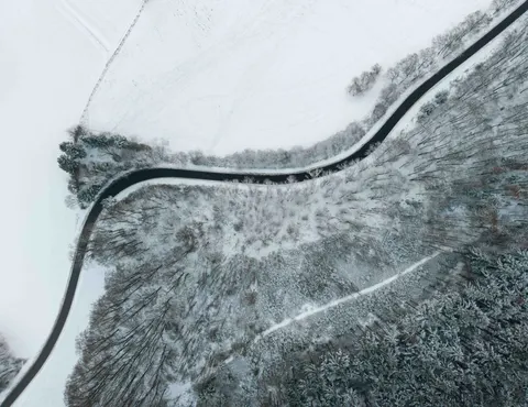 والپیپر رودخانه هوایی با کیفیت 4K · aerial · 3840×2957