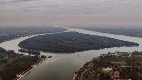 والپیپر رودخانه هوایی با کیفیت 4K · aerial · 3840×2160