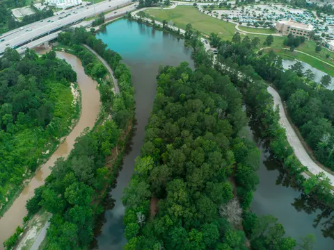 Tapeta Rzeka z Lotu Ptaka 4K · aerial · 3840×2880