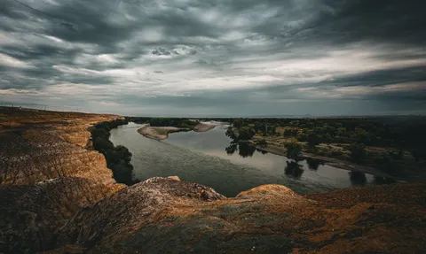 Aerial River 4K Wallpaper · aerial · 3840×2292