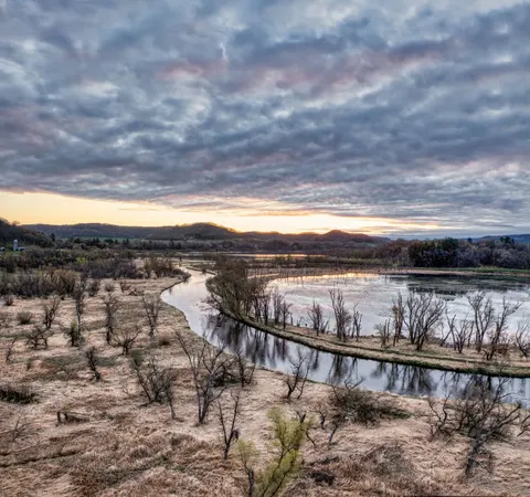 Aerial River 4K Wallpaper · aerial · 3840×3604