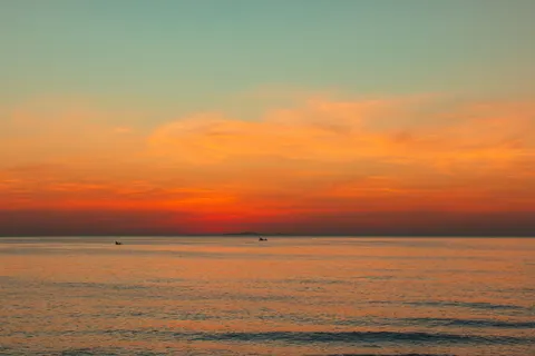 海の夕日 4K壁紙 · ocean · 3840×2560