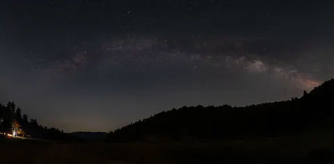 Milky Way Night Sky 4K Wallpaper · space · 3840×1890