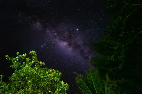Milky Way Night Sky 4K Wallpaper · space · 3840×2560