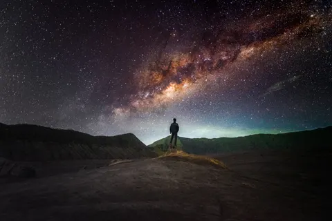 Melkwegstelsel 4K-achtergrond · space · 3840×2563