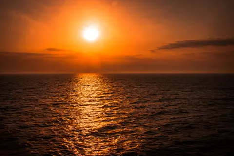 Okyanus Gün Batımı 4K Duvar Kağıdı · ocean · 3840×2560