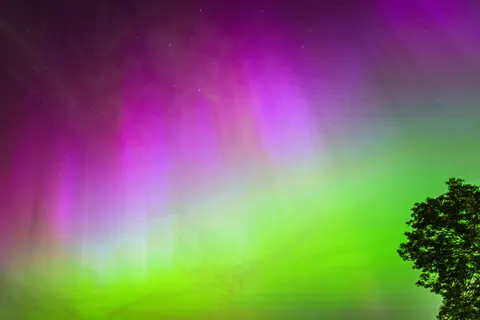 Papel de parede Luzes do Norte 4K · space · 3840×2560
