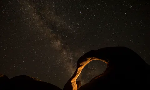 Galaxy Night Sky 4K Wallpaper · space · 3840×2323
