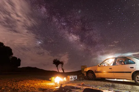 Galaxy Night Sky 4K Wallpaper · space · 3840×2563