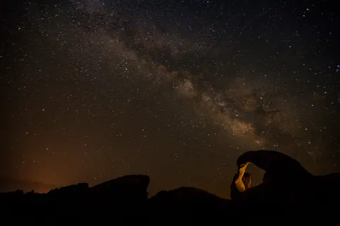 Galaxy Night Sky 4K Wallpaper · space · 3840×2560