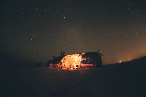Galaxy Night Sky 4K Wallpaper · space · 3840×2560