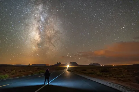 Galaxy Night Sky 4K Wallpaper · space · 3840×2560