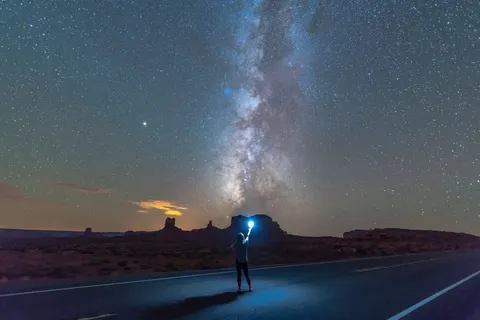 Galaxy Night Sky 4K Wallpaper · space · 3840×2560
