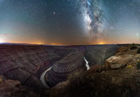 Papel de parede Céu Noturno com Galáxia 4K · space · 3840×2658