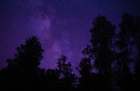 Purple Nebula Sky 4K Wallpaper · space · 3840×2493