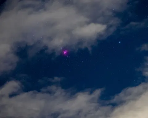 Purple Nebula Sky 4K Wallpaper · space · 3840×3072