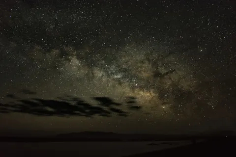 Milky Way over Sea 4K Wallpaper · space · 3840×2560