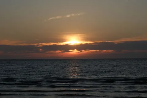 海の夕日 4K壁紙 · ocean · 3840×2560