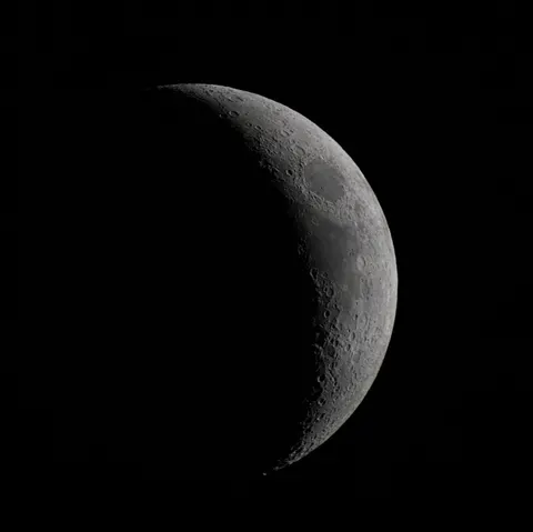 Moon Craters 4K Wallpaper · space · 3840×3838