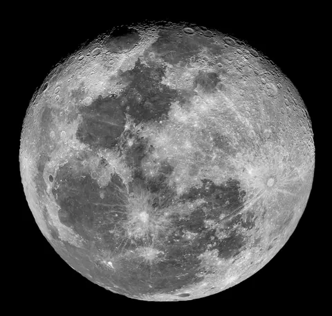 Moon Craters 4K Wallpaper · space · 3840×3663