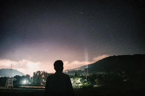 Starlit Silhouette 4K Wallpaper · space · 3840×2560