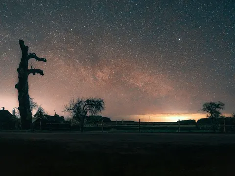 Starlit Silhouette 4K Wallpaper · space · 3840×2882
