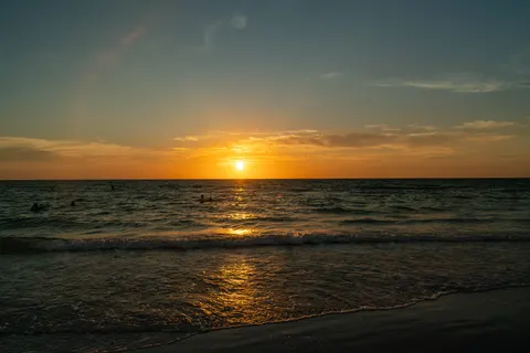 Okyanus Gün Batımı 4K Duvar Kağıdı · ocean · 3840×2561