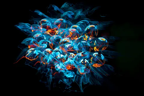 Glowing Jellyfish 4K Wallpaper · underwater · 3840×2560