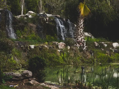 Jungle Waterfall 4K Wallpaper · waterfall · 3840×2880