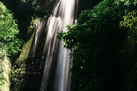 Jungle Waterfall 4K Wallpaper · waterfall · 3840×2560