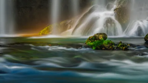 Silky Waterfall 4K Wallpaper · waterfall · 3840×2160