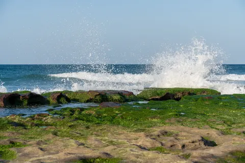 चट्टानी किनारा 4K वॉलपेपर · ocean · 3840×2560