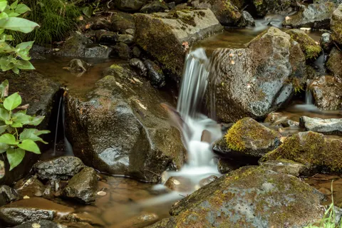 Forest Waterfall 4K Wallpaper · waterfall · 3840×2560