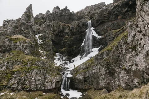 आइसलैंड झरने 4K वॉलपेपर · waterfall · 3840×2561