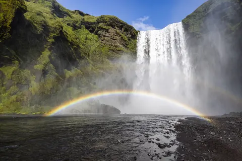 Islands Wasserfälle 4K Hintergrundbild · waterfall · 3840×2561