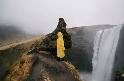 Sfondo Cascate d'Islanda 4K · waterfall · 3840×2514