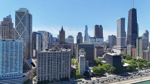 Chicago Skyline 4K Wallpaper · city · 3840×2160