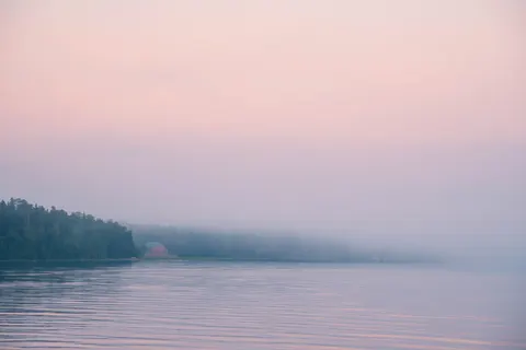Misty Mountain Lake 4K Wallpaper · nature · 3840×2563