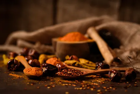Specerijen 4K-achtergrond · food · 3840×2564