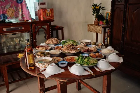 Stilleven op Tafel 4K-achtergrond · food · 3840×2560