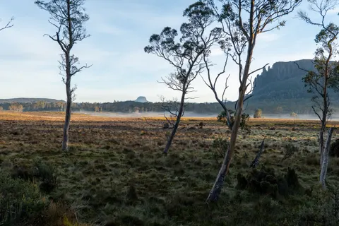Misty Mountain Lake 4K Wallpaper · nature · 3840×2560