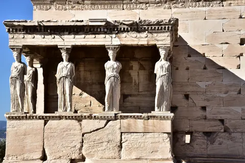 Griechischer Tempel 4K Hintergrundbild · architecture · 3840×2563