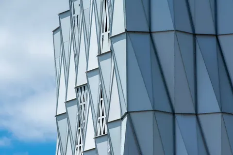 Sfondo Facciata futuristica 4K · architecture · 3840×2560