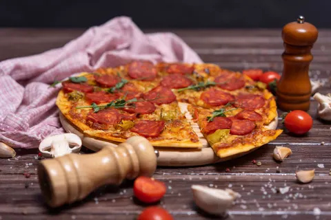 Обои Пицца 4K · food · 3840×2560