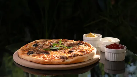 Pizza 4K Hintergrundbild · food · 3840×2159