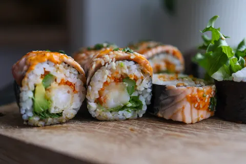 Sushi 4K Wallpaper · food · 3840×2561