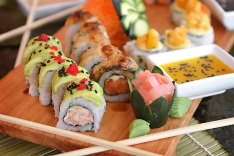 सुशी 4K वॉलपेपर · food · 3840×2560